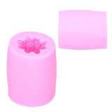 DIY Rose Flower Silicone Mold Fondant Cake Chocolate Mould Baking Utensils Baking ToolPink - Top-Down View