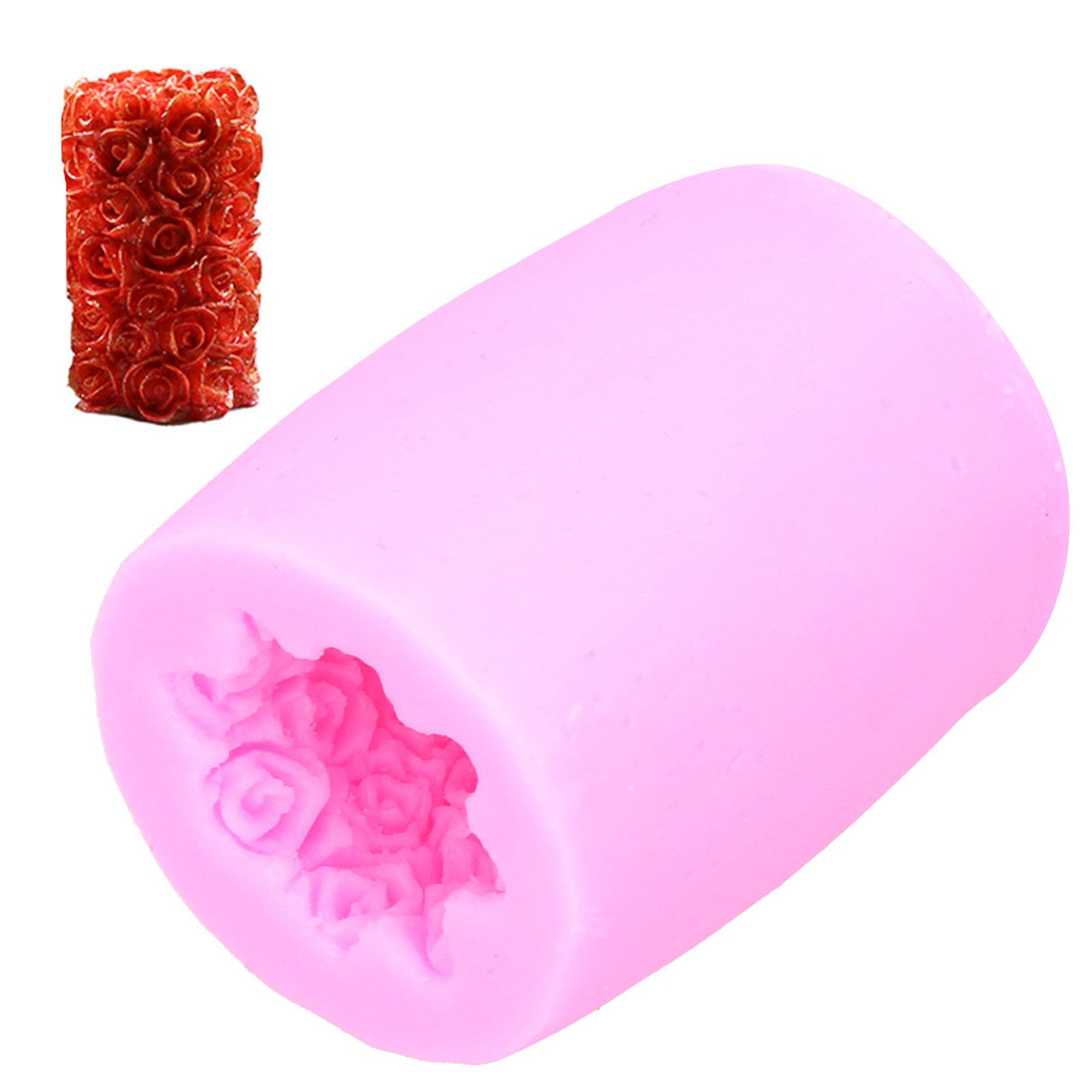 DIY Rose Flower Silicone Mold Fondant Cake Chocolate Mould Baking Utensils Baking ToolPink