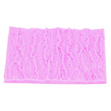 Tree Bark Texture Silicone Mold Cake Fondant Lace Mold Imprint Mat Decorating SuppliesPink