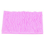 Tree Bark Texture Silicone Mold Cake Fondant Lace Mold Imprint Mat Decorating SuppliesPink