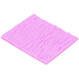 Tree Bark Texture Silicone Mold Cake Fondant Lace Mold Imprint Mat Decorating SuppliesPink - Side View
