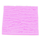 Tree Bark Texture Silicone Mold Cake Fondant Lace Mold Imprint Mat Decorating SuppliesPink - Top-Down View