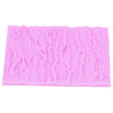 Tree Bark Texture Silicone Mold Cake Fondant Lace Mold Imprint Mat Decorating SuppliesPink - Extra Image