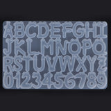 DIY Casting Mold English Alphabet Number Cookies Molds Cake Jewelry Keychain Decoration - Extra Image