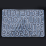 DIY Casting Mold English Alphabet Number Cookies Molds Cake Jewelry Keychain Decoration - Extra Image