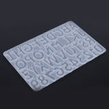 DIY Casting Mold English Alphabet Number Cookies Molds Cake Jewelry Keychain Decoration