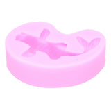 Goldfish Shape Mold DIY Liquid Silicone Fondant Mold Cake Chocolate Decoration MoldPink - Front View