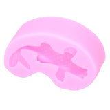 Goldfish Shape Mold DIY Liquid Silicone Fondant Mold Cake Chocolate Decoration MoldPink - Extra Image