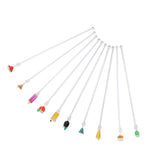 10PCS Cute Acrylic Cocktail Stirrer Stirring Mixing Sticks Cocktail Drink Mixer Bar SuppliesS