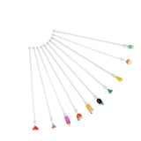 10PCS Cute Acrylic Cocktail Stirrer Stirring Mixing Sticks Cocktail Drink Mixer Bar SuppliesS