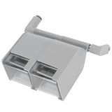 NoPunching WallMounted Seasoning Box Rotatable 2Layer Drawer Type Box for Kitchen(Gray ) - Extra Image