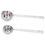 2Pcs 304 Stainless Steel Measuring Spoon with Long Handle Measuring Scoop for Milk Powder Tools