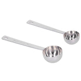 2Pcs 304 Stainless Steel Measuring Spoon with Long Handle Measuring Scoop for Milk Powder Tools