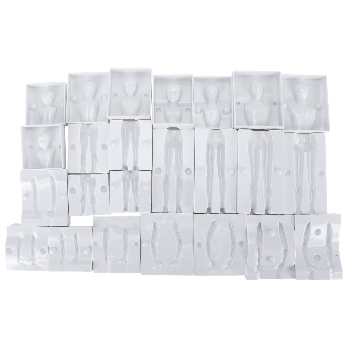 People Shaped Cake Figure Mold Body Model DIY Baking Fondant Cake Molds Decorating Tools