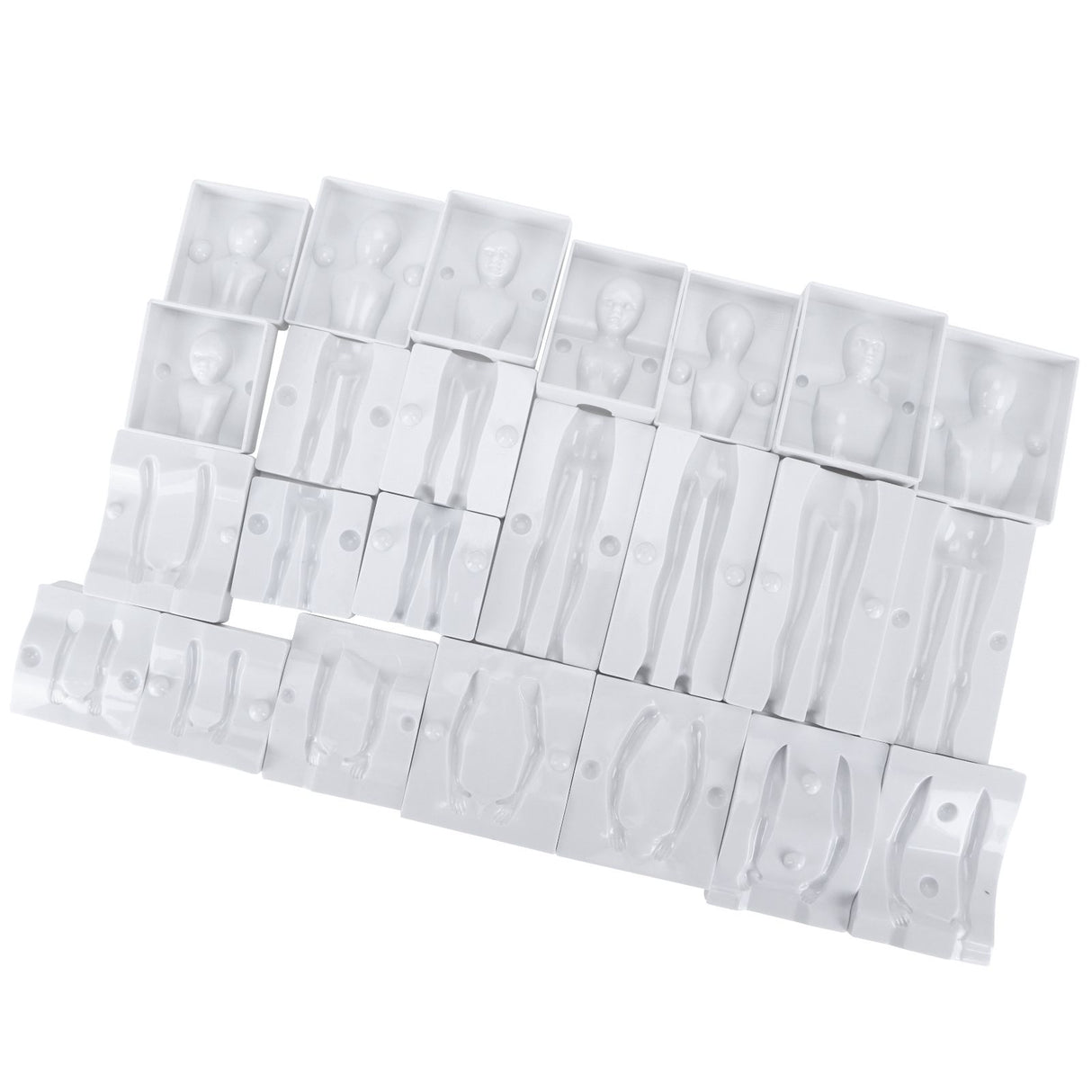 People Shaped Cake Figure Mold Body Model DIY Baking Fondant Cake Molds Decorating Tools