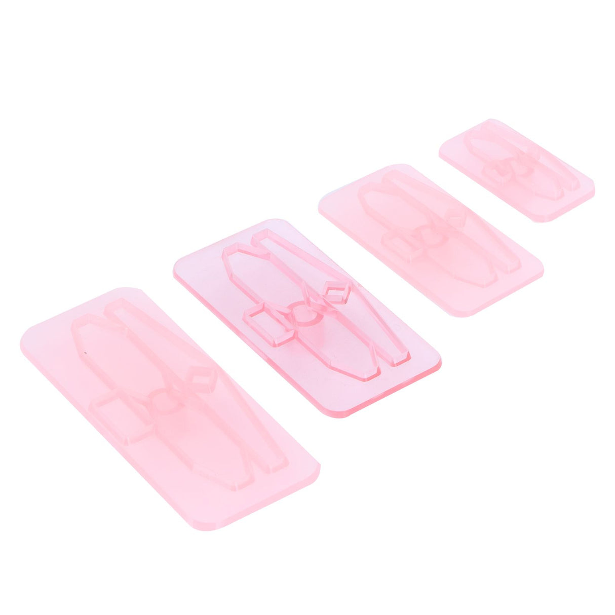 4Pcs/Set Baking Mold Bowknot‑Shaped Mould Cookies Fondant Cake Paste Dessert Decoration