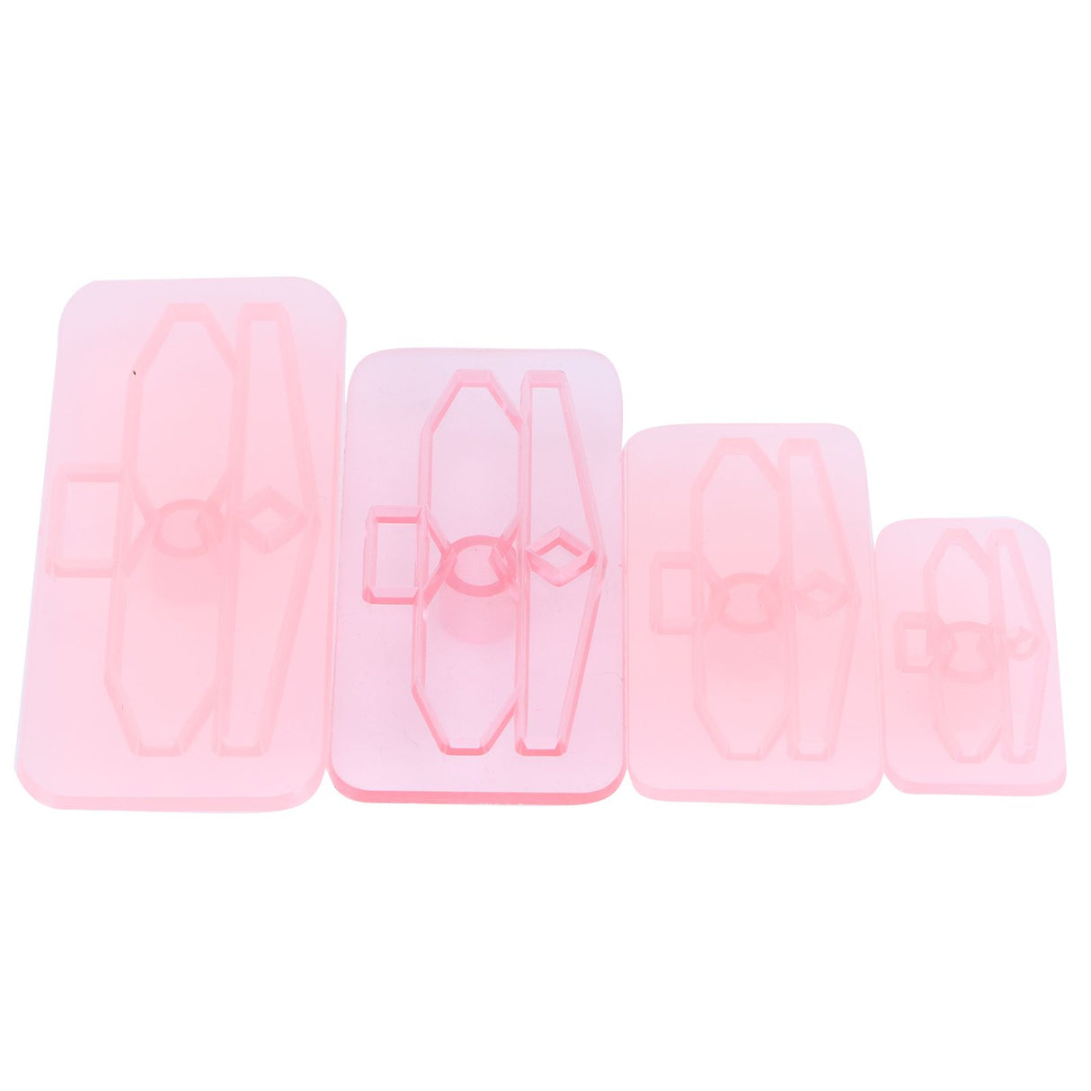4Pcs/Set Baking Mold Bowknot‑Shaped Mould Cookies Fondant Cake Paste Dessert Decoration