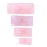 4Pcs/Set Baking Mold Bowknot‑Shaped Mould Cookies Fondant Cake Paste Dessert Decoration - Low Angle