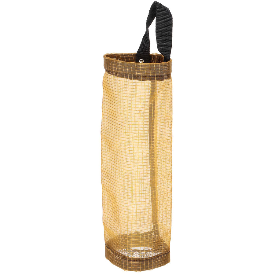 Hanging Garbage Bag Storage Holder Dispenser Grocery Bag Container Kitchen OrganizerYellow L