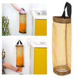 Hanging Garbage Bag Storage Holder Dispenser Grocery Bag Container Kitchen OrganizerYellow L - Extra Image