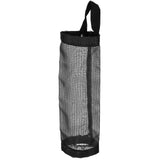 Hanging Garbage Bag Storage Holder Dispenser Grocery Bag Container Kitchen OrganizerBlack L - Front View