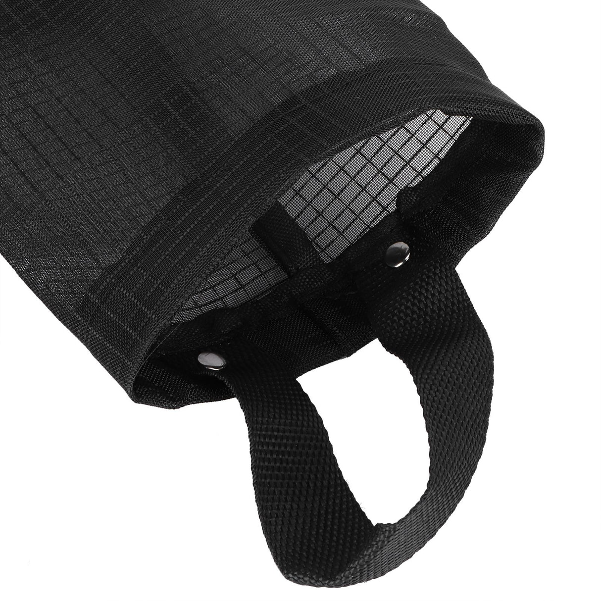 Hanging Garbage Bag Storage Holder Dispenser Grocery Bag Container Kitchen OrganizerBlack L