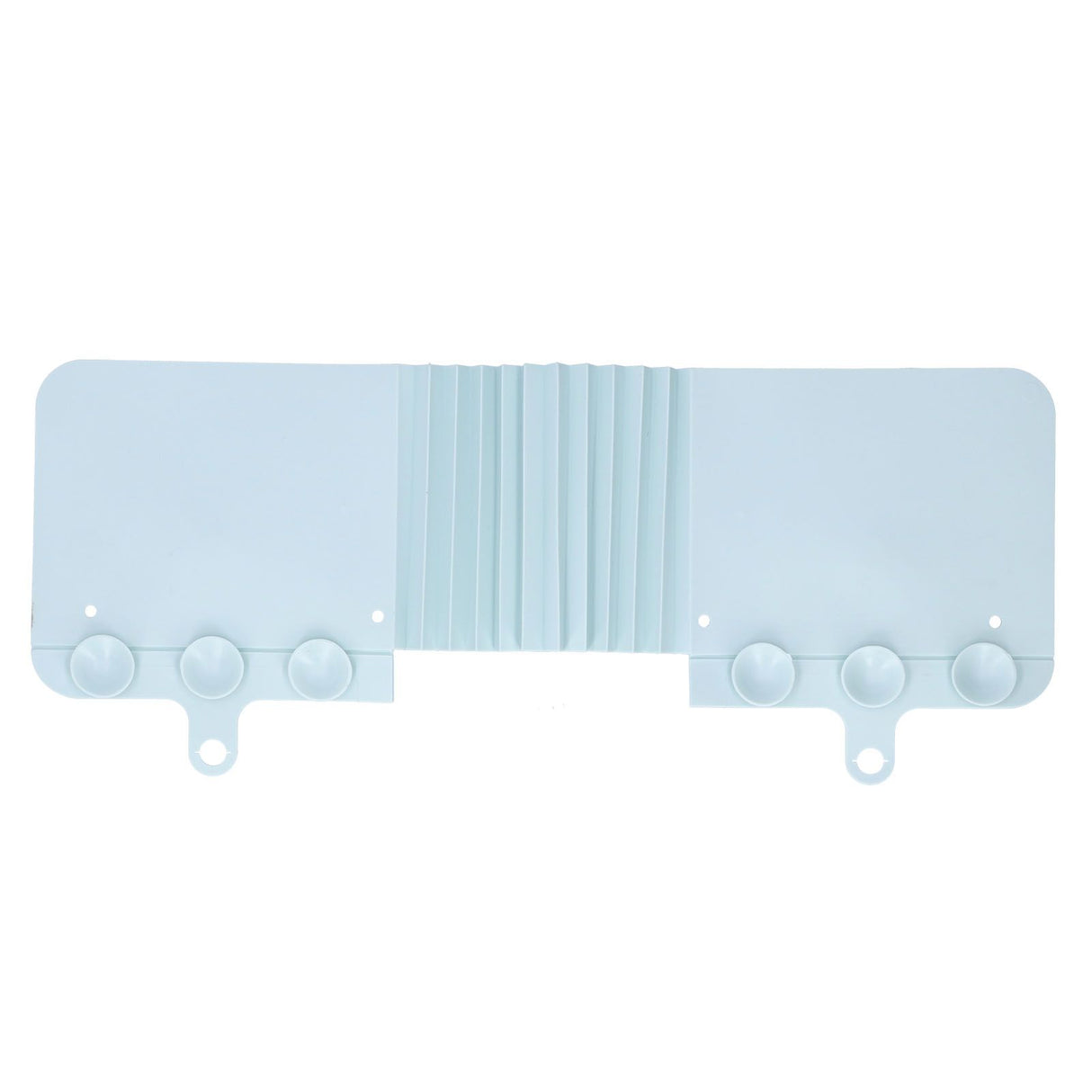 Foldable Sink Splashing Guard with Suction Cups Water Baffle Board Kitchen AccessoryLight Blue