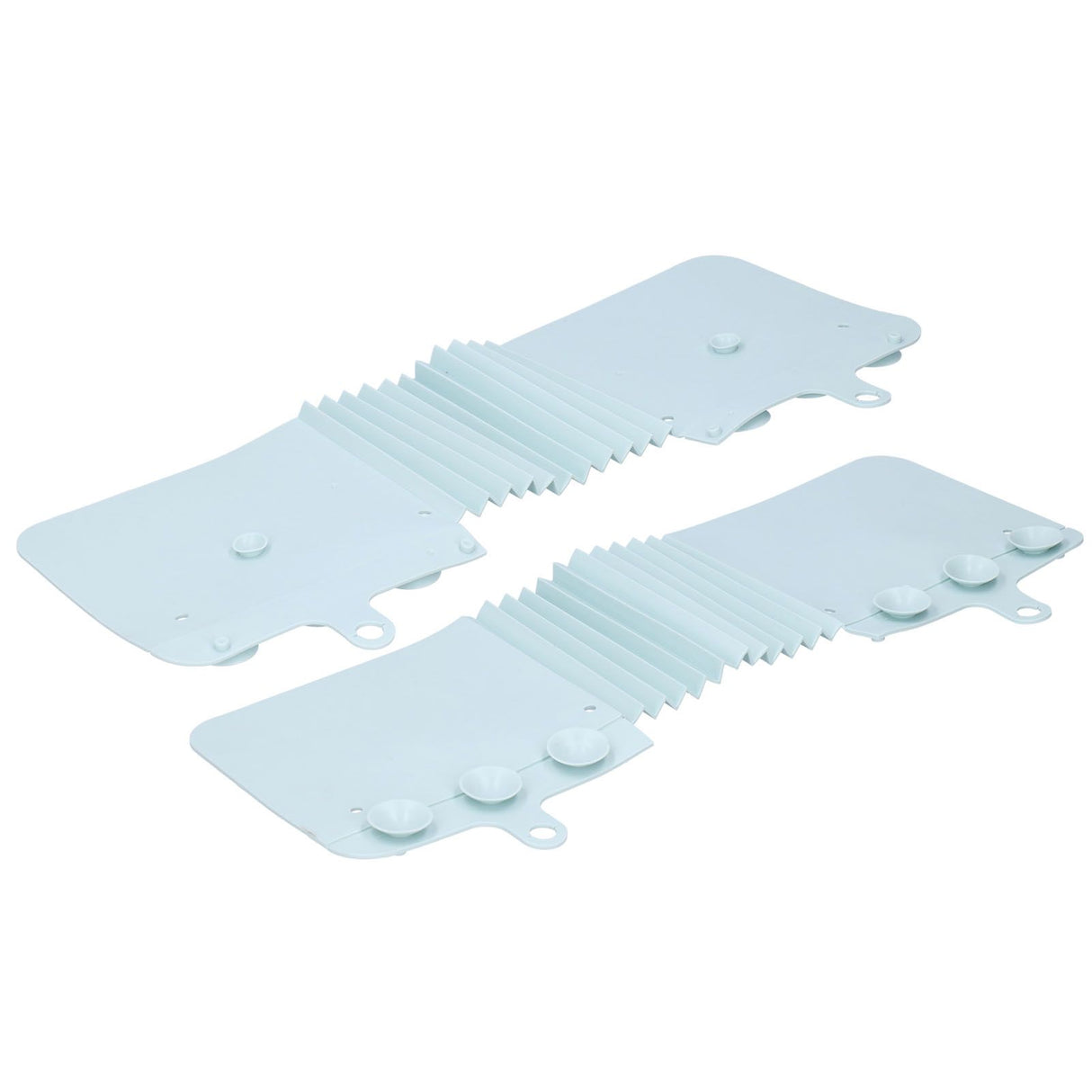 Foldable Sink Splashing Guard with Suction Cups Water Baffle Board Kitchen AccessoryLight Blue