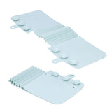Foldable Sink Splashing Guard with Suction Cups Water Baffle Board Kitchen AccessoryLight Blue