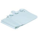 Foldable Sink Splashing Guard with Suction Cups Water Baffle Board Kitchen AccessoryLight Blue