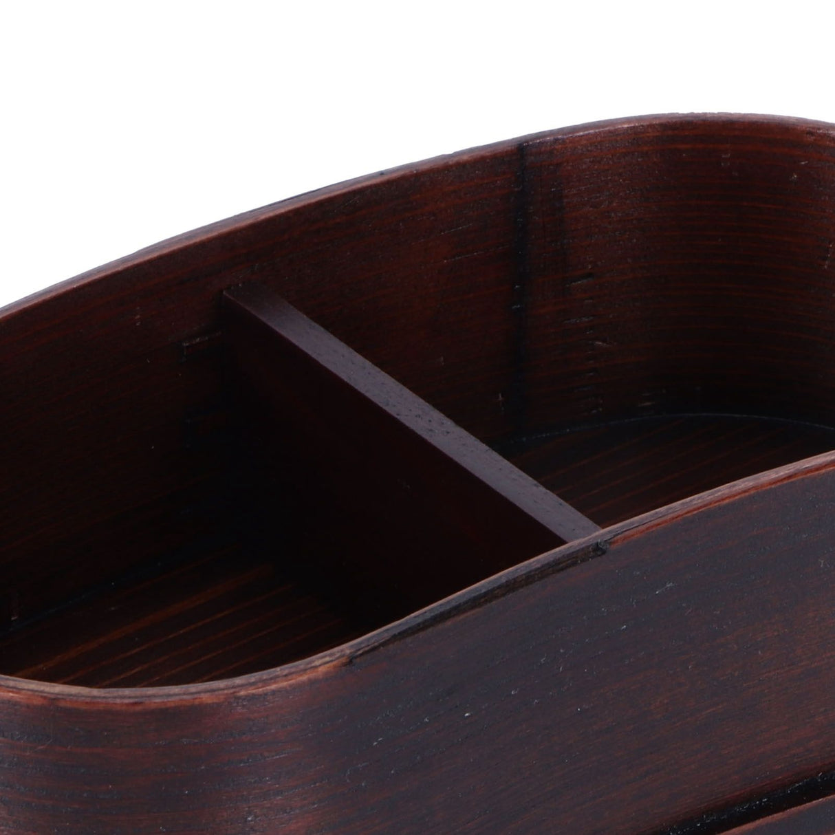 Portable Lunch Box Set Japanese Wooden Food Storage Container for Home Picnic 17x9cmPainted