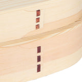 Lunch Box Set Japanese Style Wooden Food Storage Container for Students Workers 19x10x9.5cmWood Color