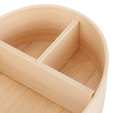 17.5x13.5cm Lunch Box Wooden Bento Box Portable Food Container for Students WorkerWood Color - Extra Image