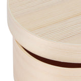 17.5x13.5cm Lunch Box Wooden Bento Box Portable Food Container for Students WorkerWood Color - Extra Image