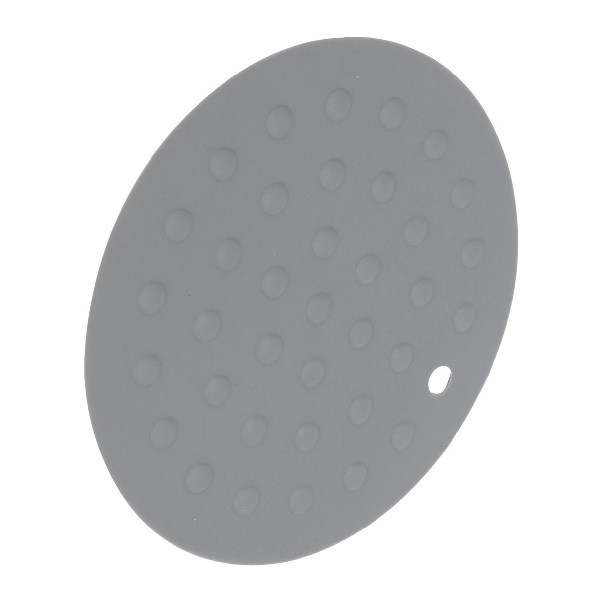 Round Shape Silicone Pad Kitchen AntiScald Insulation Dish Placemat for Kitchen Home(Dark Gray )