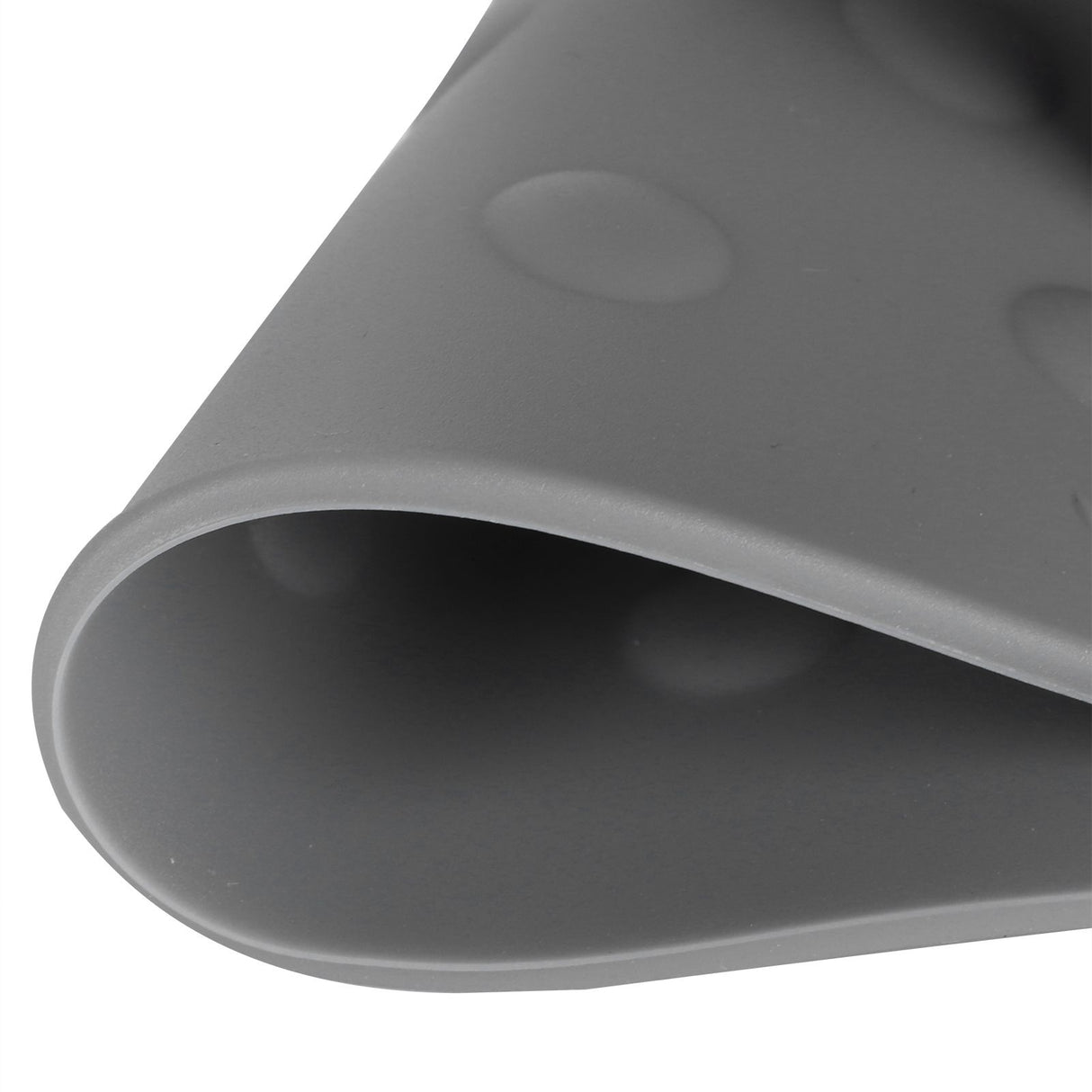 Round Shape Silicone Pad Kitchen AntiScald Insulation Dish Placemat for Kitchen Home(Dark Gray )