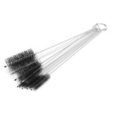 10Pcs Coffee Machine Brush Cleaner Stainless Steel Nylon Bottle Cleaning Brush Set - Front View