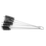 10Pcs Coffee Machine Brush Cleaner Stainless Steel Nylon Bottle Cleaning Brush Set - Side View