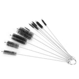 10Pcs Coffee Machine Brush Cleaner Stainless Steel Nylon Bottle Cleaning Brush Set