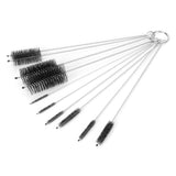 10Pcs Coffee Machine Brush Cleaner Stainless Steel Nylon Bottle Cleaning Brush Set