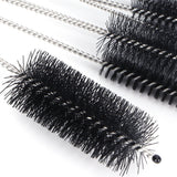 10Pcs Coffee Machine Brush Cleaner Stainless Steel Nylon Bottle Cleaning Brush Set
