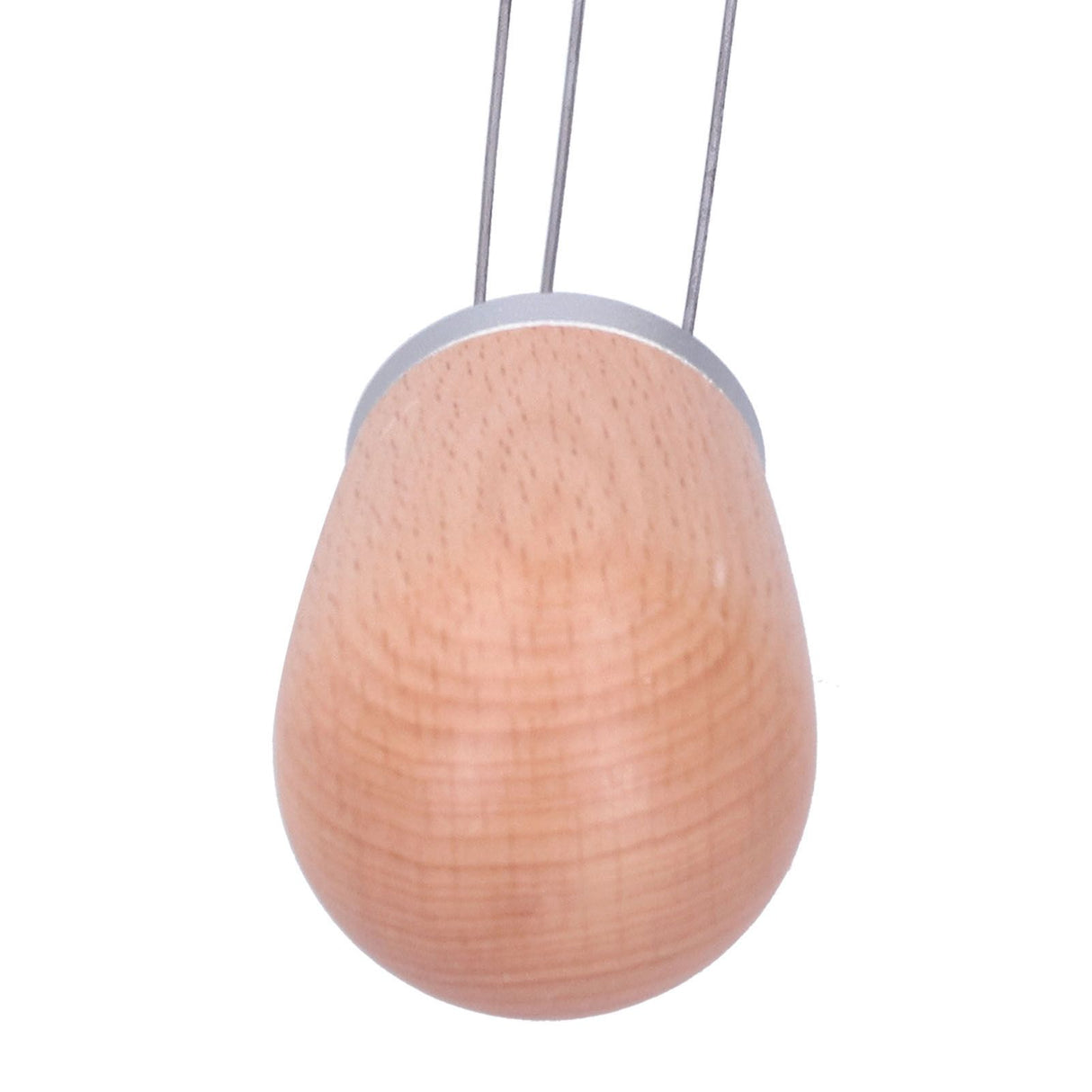 Needle Type Coffee Powder Distributor Wood Handle Coffee Stirrer Distribution Tool(Silver Cover Beech )