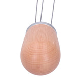 Needle Type Coffee Powder Distributor Wood Handle Coffee Stirrer Distribution Tool(Silver Cover Beech )