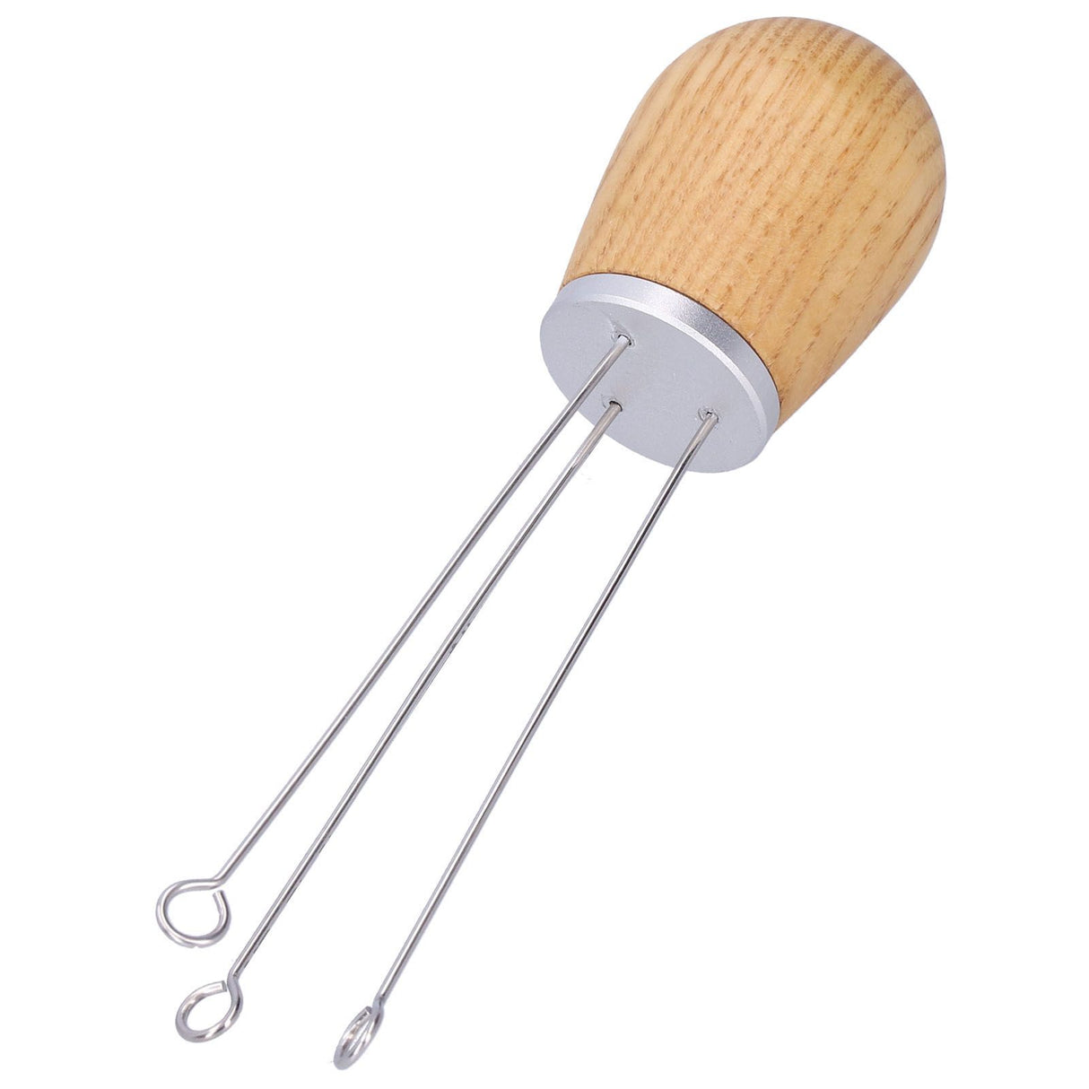 Needle Type Coffee Powder Distributor Wood Handle Coffee Stirrer Distribution Tool(Couverture d'argent Fraxinus )