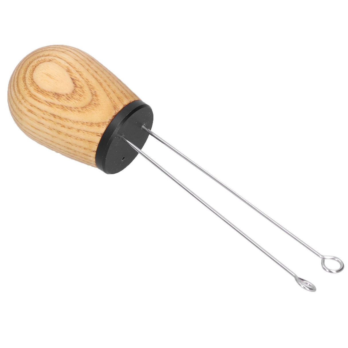 Needle Type Coffee Powder Distributor Wood Handle Coffee Stirrer Distribution Tool(Couverture noire Fraxinus )