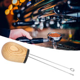 Needle Type Coffee Powder Distributor Wood Handle Coffee Stirrer Distribution Tool(Couverture noire Fraxinus ) - Extra Image