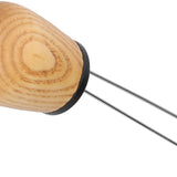 Needle Type Coffee Powder Distributor Wood Handle Coffee Stirrer Distribution Tool(Couverture noire Fraxinus )