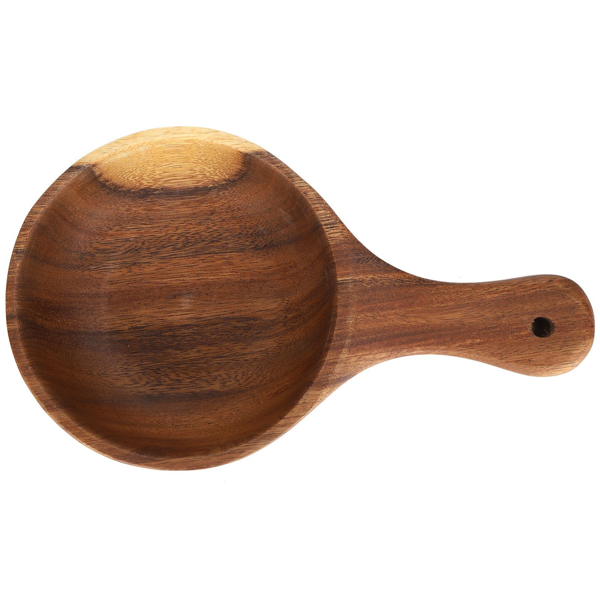 Wooden Salad Bowl with Handle Home Food Grade Kimchi Fruit Serving Bowl Home Kitchen Supplies