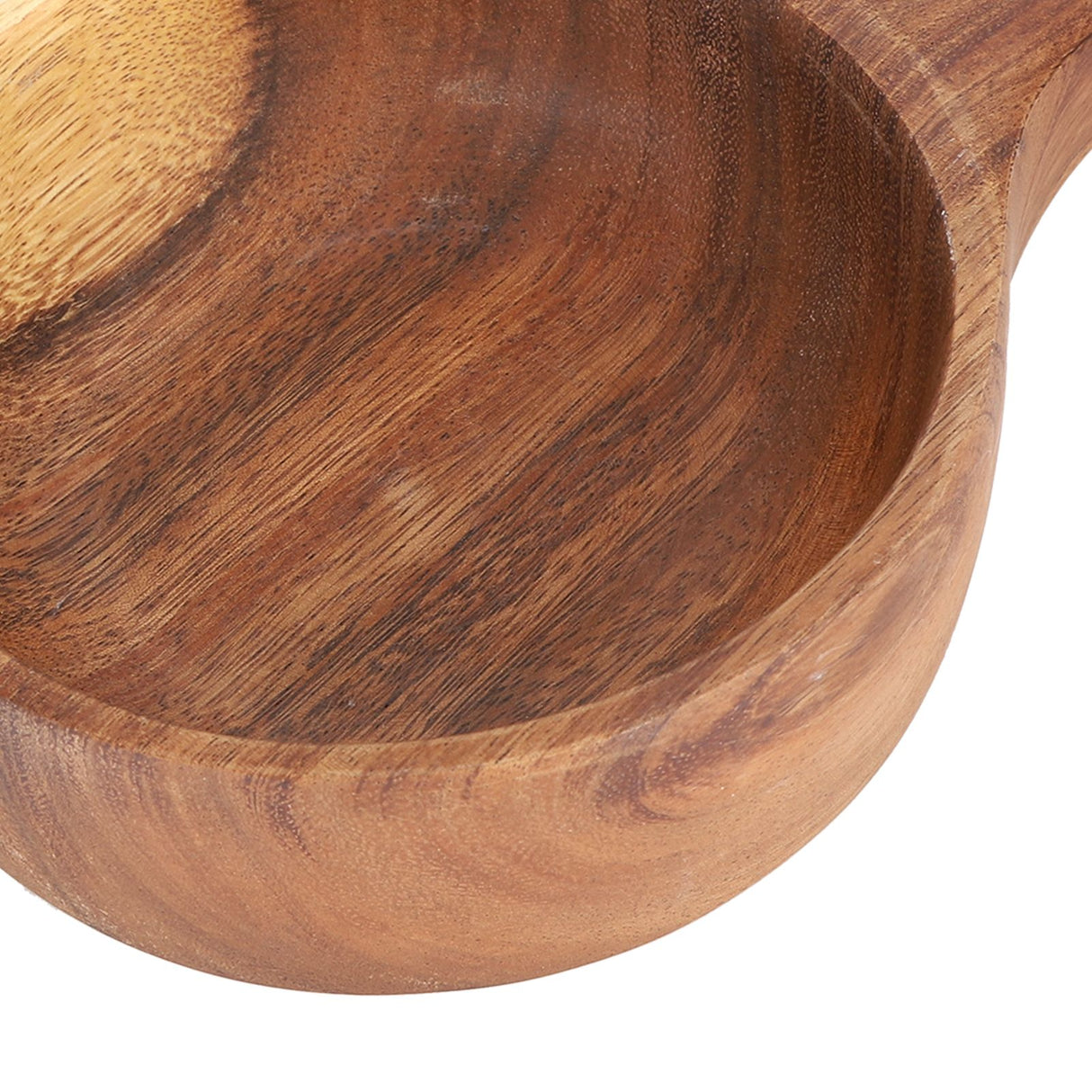 Wooden Salad Bowl with Handle Home Food Grade Kimchi Fruit Serving Bowl Home Kitchen Supplies