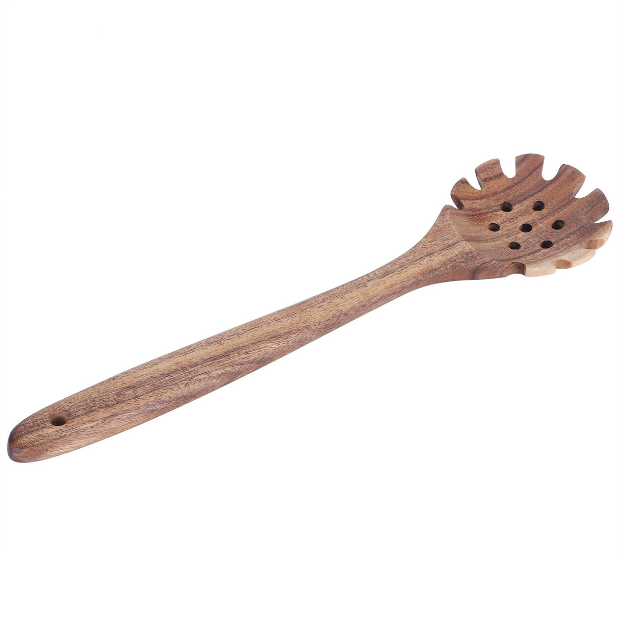 Teak Cooking Spoon Food Grade Natural Wooden Noodle Colander for Cooking Kitchen Use